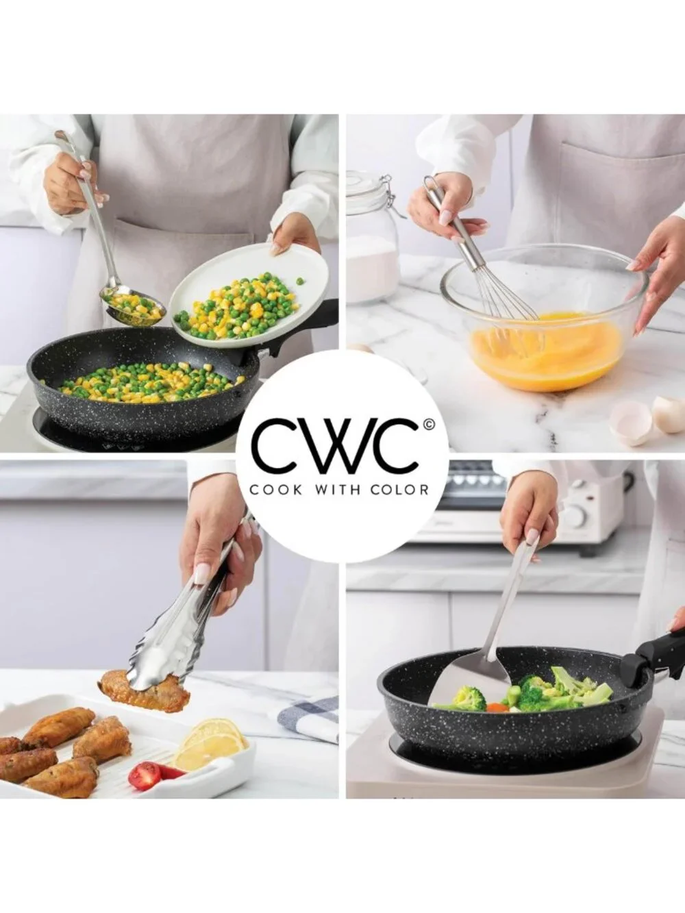 Premium Nonstick Kitchen Utensil Set - 10-Piece Heat Resistant Gadgets & Holder